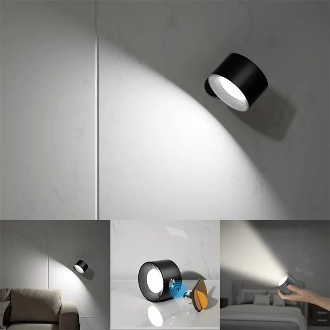 Luvikno | Vegglampe Oppladbar Trådløs 360°