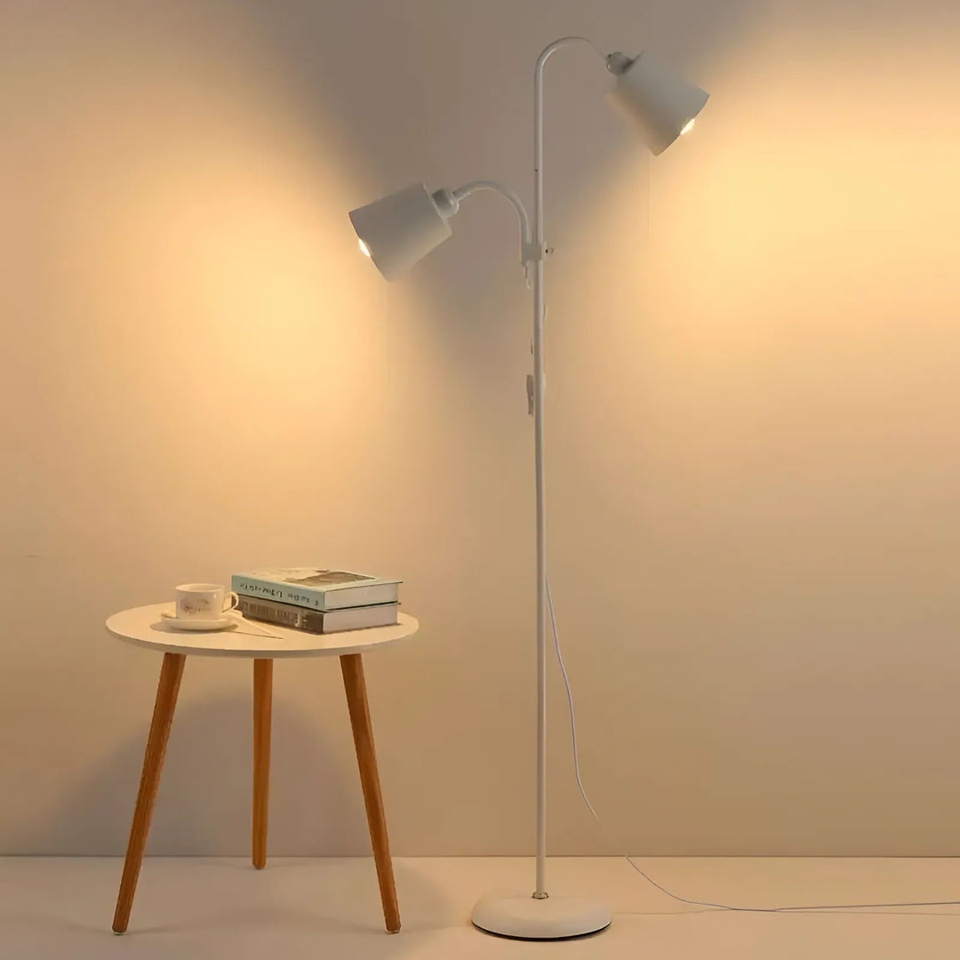 Moderne justerbar LED-gulvlampe med E27-sokkeldesign | Luvikno