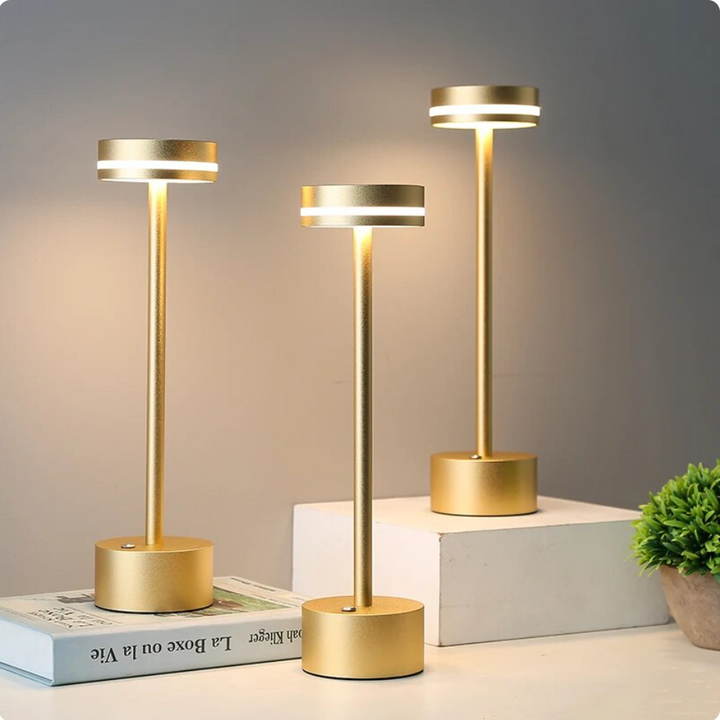 Luvikno | Solara - Oppladbar Trådløs Berørings Bordlampe