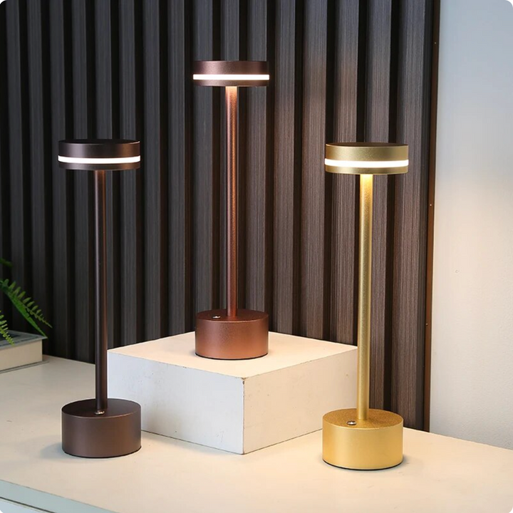 Luvikno | Solara - Oppladbar Trådløs Berørings Bordlampe