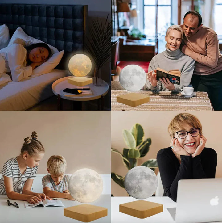 Atmosfærisk LED Månelampe for ditt Interiør Luvikno