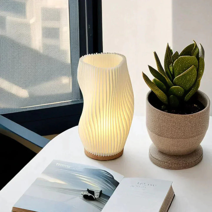 Bølgeformet Ambient Lampe - Sofia | Luvikno