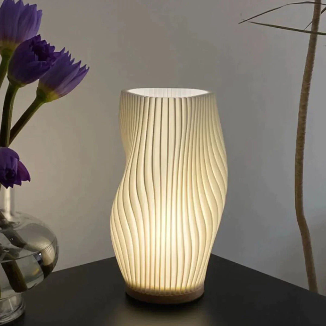 Bølgeformet Ambient Lampe - Sofia | Luvikno