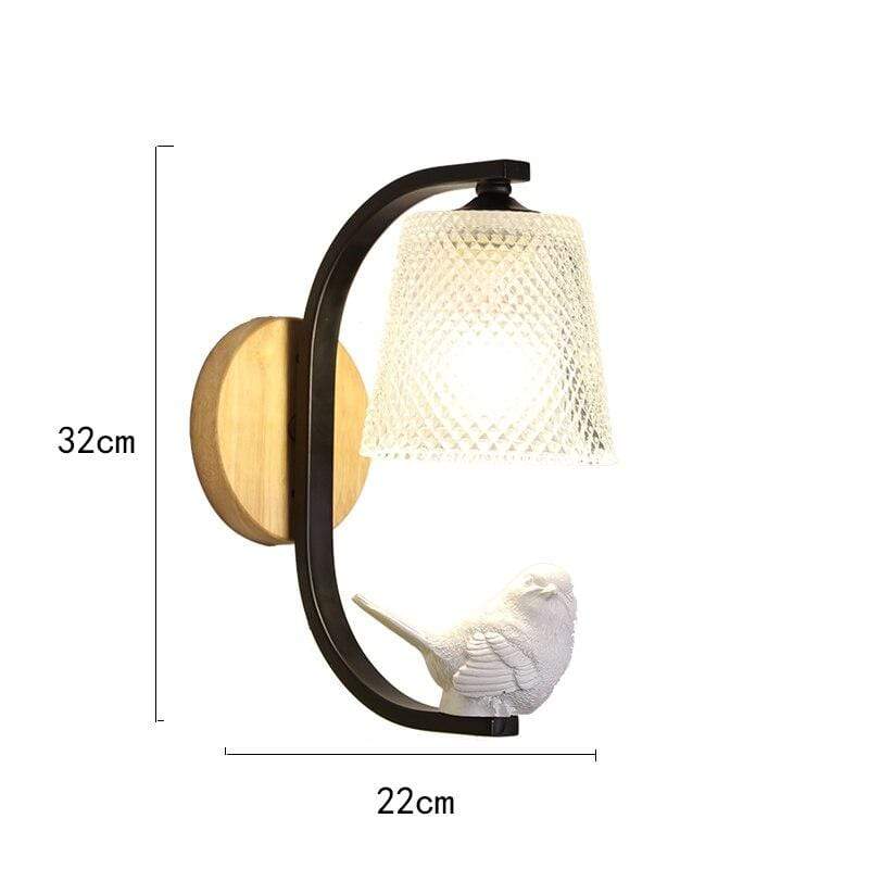 Bird Lampe Vegglampe Luvikno