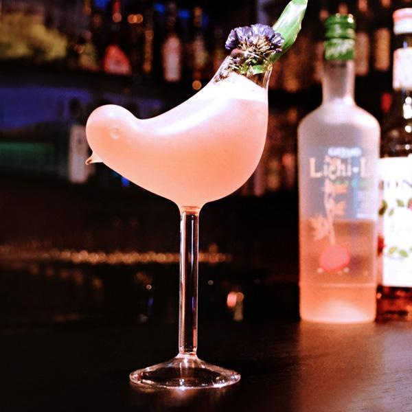 Fuglformet Cocktailglass | Luvikno
