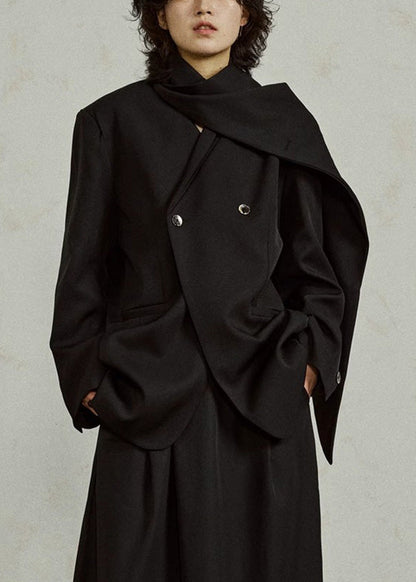 Luvik | Ompelubuttonyhdistelmät yksiväriset pitkähihaiset takit