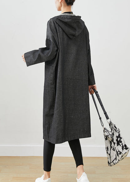 Luvik | Ylisuurentunut farkkutakki hupulla ja taskuilla