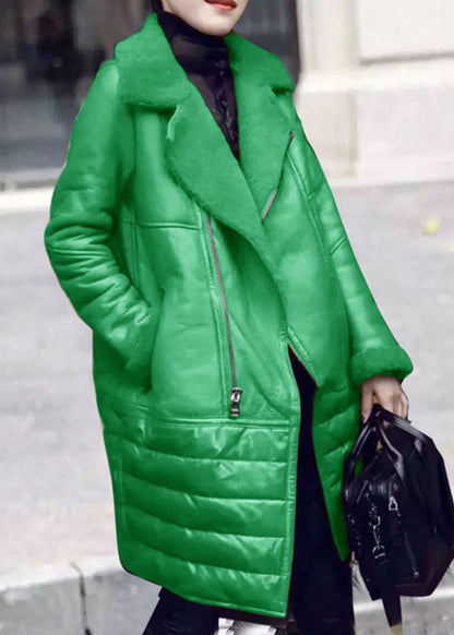 Luvik | Patchwork-takki, jossa on vetskari, pitkät hihat