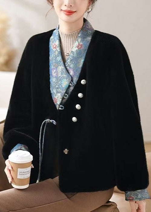 Luvik | Paksupussit Patchwork Vison Sametti Talvitakit V-Pääntie