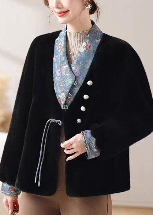 Luvik | Paksupussit Patchwork Vison Sametti Talvitakit V-Pääntie