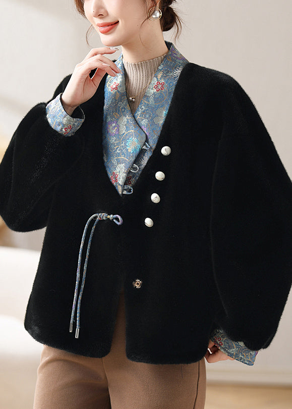 Luvik | Paksupussit Patchwork Vison Sametti Talvitakit V-Pääntie