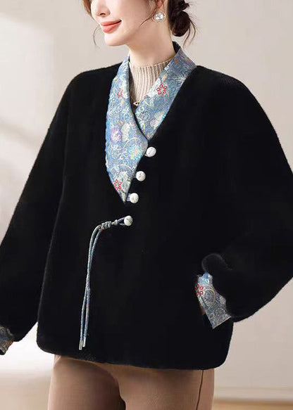 Luvik | Paksupussit Patchwork Vison Sametti Talvitakit V-Pääntie