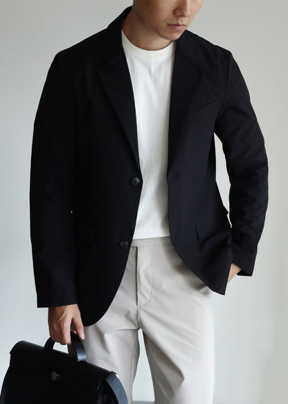 Luvik | Spandex-kangas yksinkertaiset takit Miesten rento vaatteet käänteillä