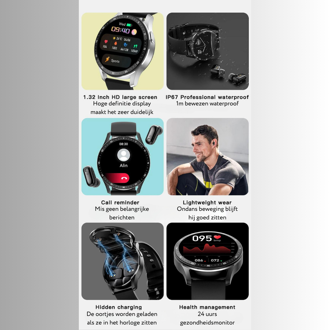 PowerPulse Elite - Stilfullt Sportur for Topp Ytelse Luvikno