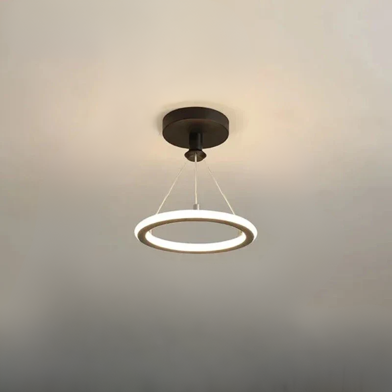 Moderne LED taklampe for gang og entréområde, minimalistisk belysning | Luvikno