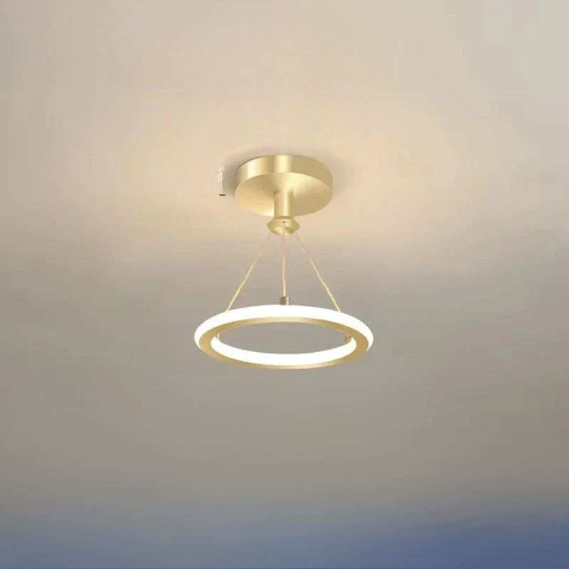 Moderne LED taklampe for gang og entréområde, minimalistisk belysning | Luvikno