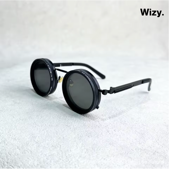 Luvikno | ShadowSunglasses | Solbriller med svarte linser Stilig UV-beskyttelse Motemode