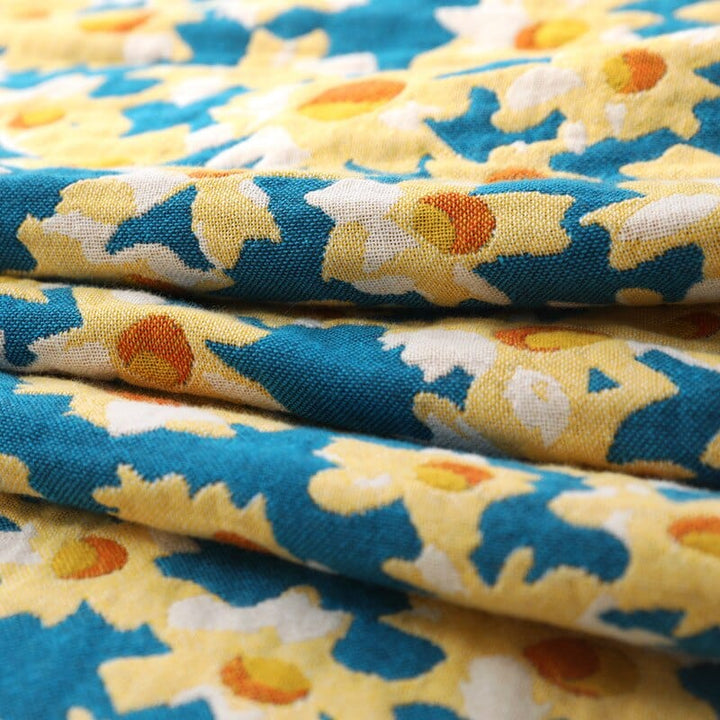 Bloom Pastoral Flower Wurfdecke | Luvikno