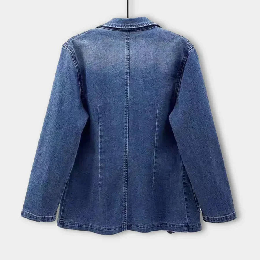 Luvik | slim denim puku yhdellä napilla