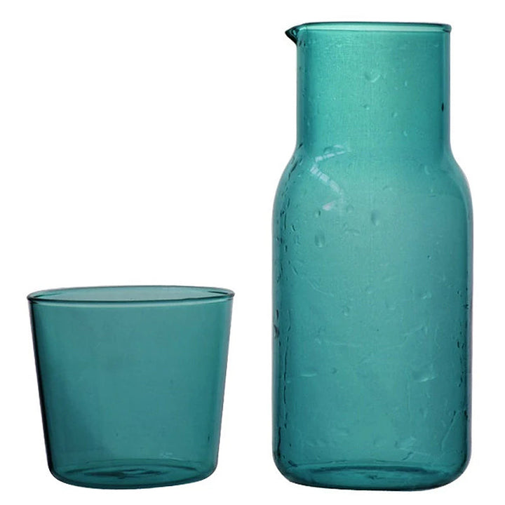 Glass Karaffel & Tumbler Sett – 500ml Borosilikat Vannsett | Luvikno
