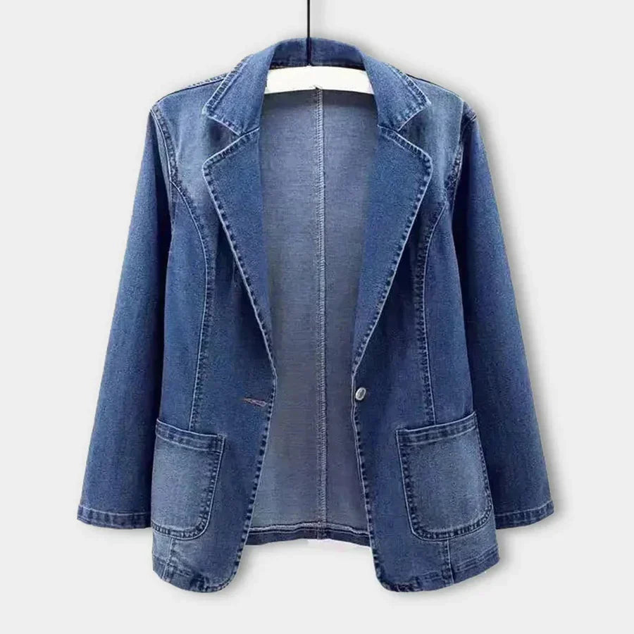 Luvik | slim denim puku yhdellä napilla