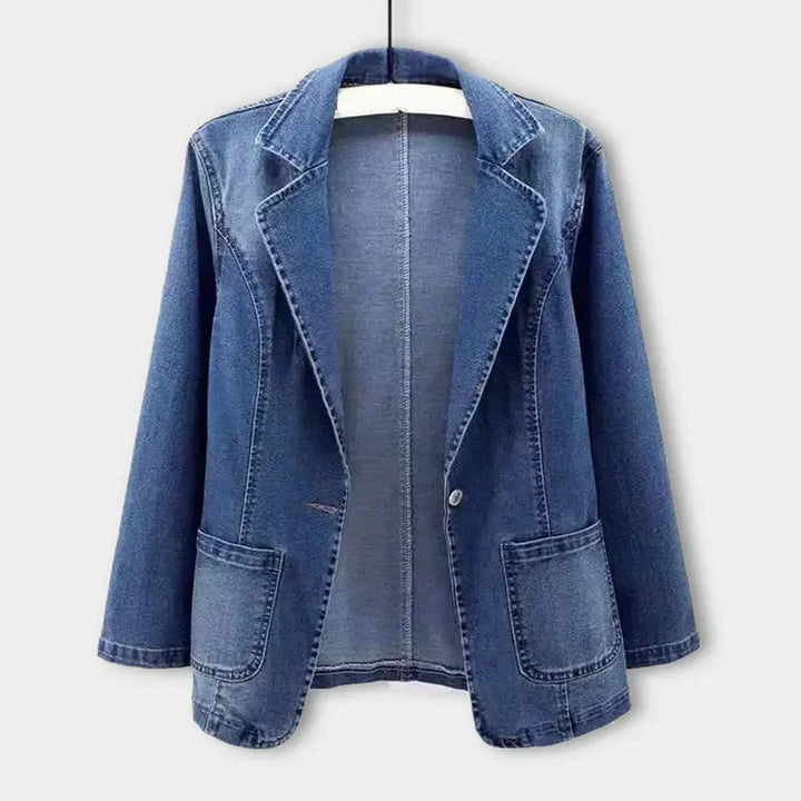 Luvik | slim denim puku yhdellä napilla