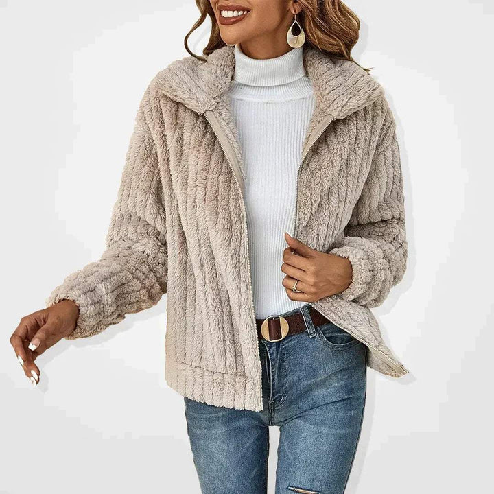 Luvik | Dame fleece-jakke - Komfortabel - Mykt og varmt materiale - Perfekt for hverdagen