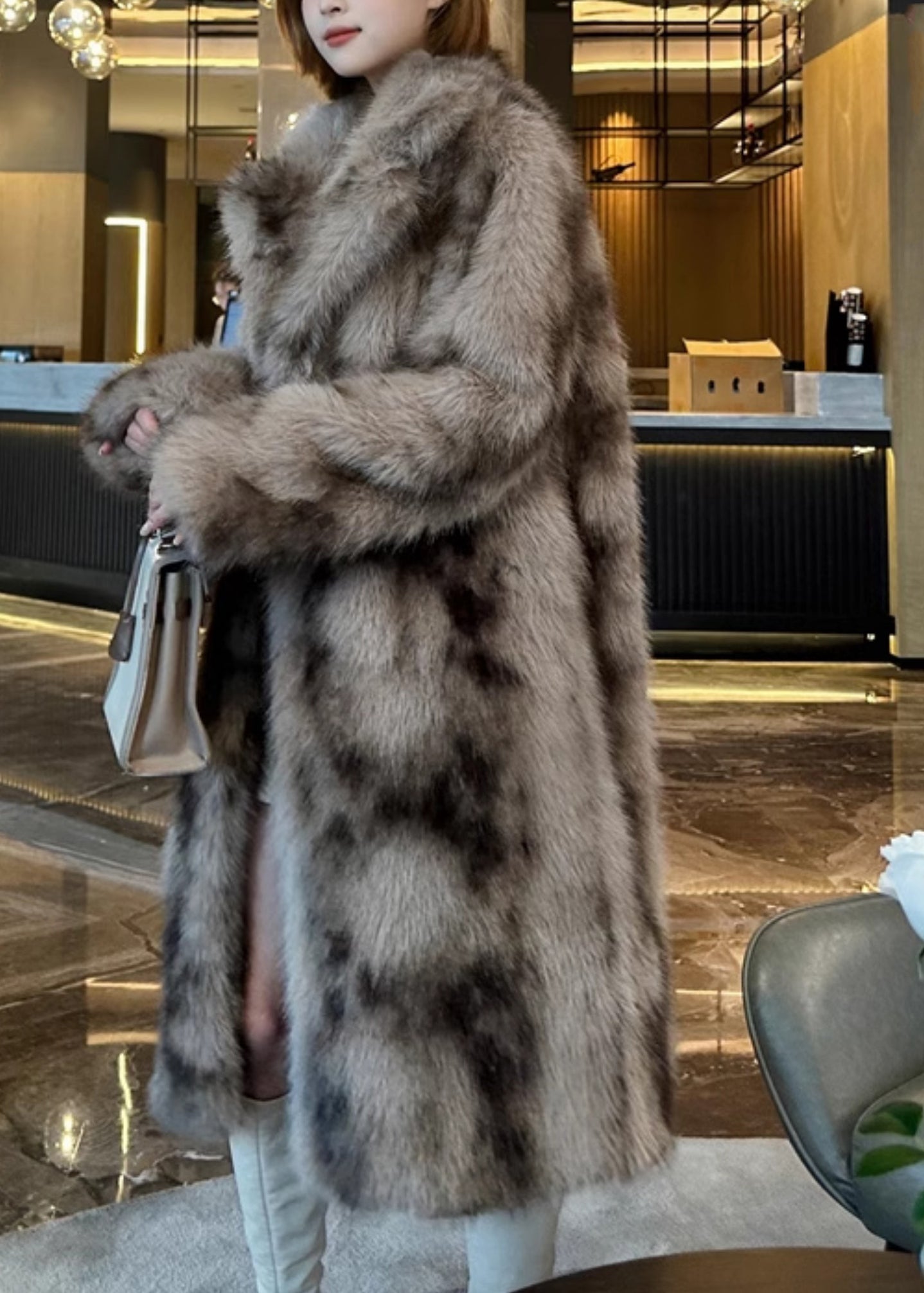 Luvik | Khaki Nahkakuosiset Ja Turkistakin Pitkät