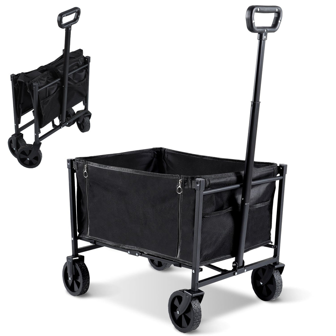 Sammenleggbart vogn transportvogn 60L | Luvikno