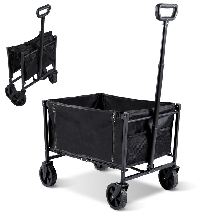 Sammenleggbart vogn transportvogn 60L | Luvikno
