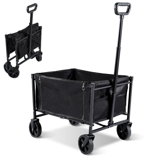 Sammenleggbart vogn transportvogn 60L | Luvikno