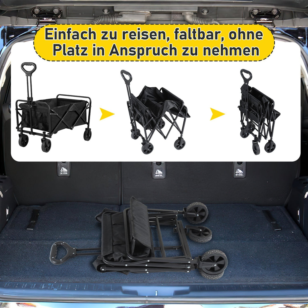 Trolley Transportvogn Sammenleggbar 60L | Luvikno