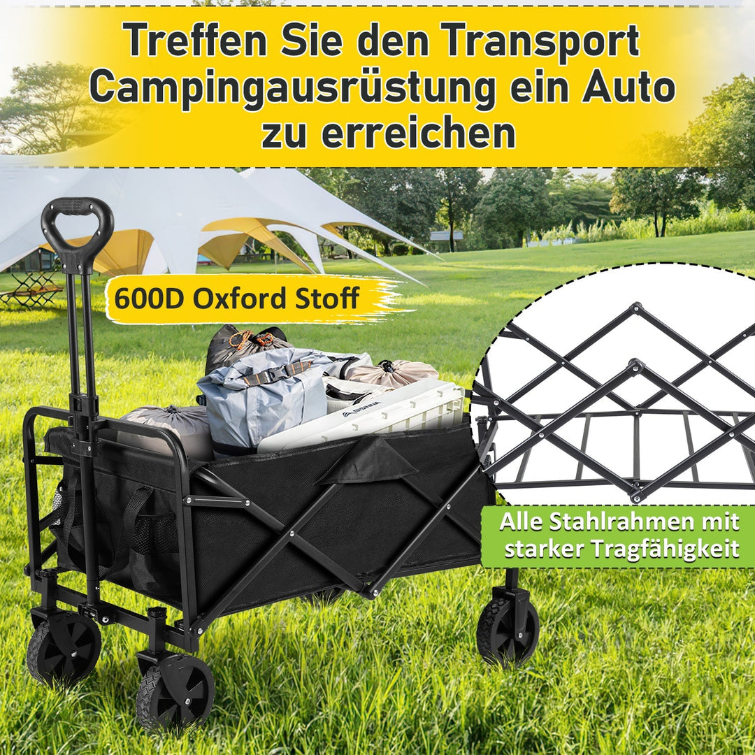 Trolley Transportvogn Sammenleggbar 60L | Luvikno