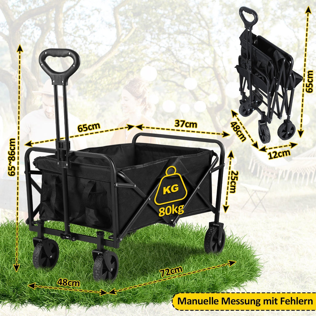 Trolley Transportvogn Sammenleggbar 60L | Luvikno