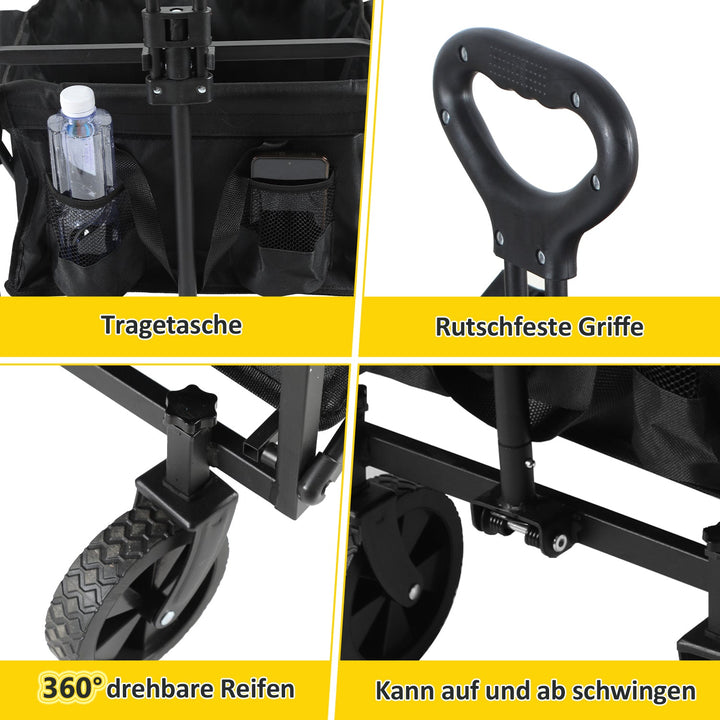 Trolley Transportvogn Sammenleggbar 60L | Luvikno
