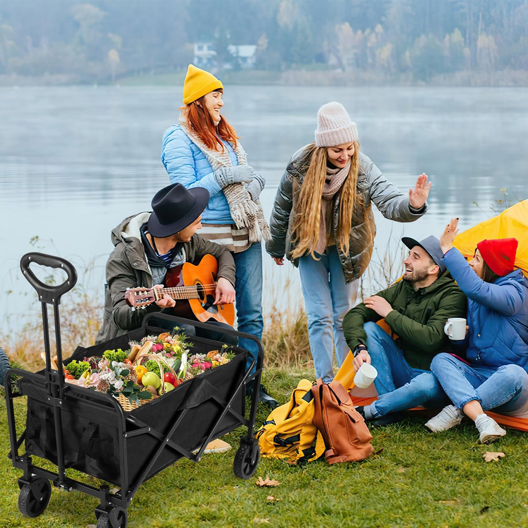 Trolley Transportvogn Sammenleggbar 60L | Luvikno