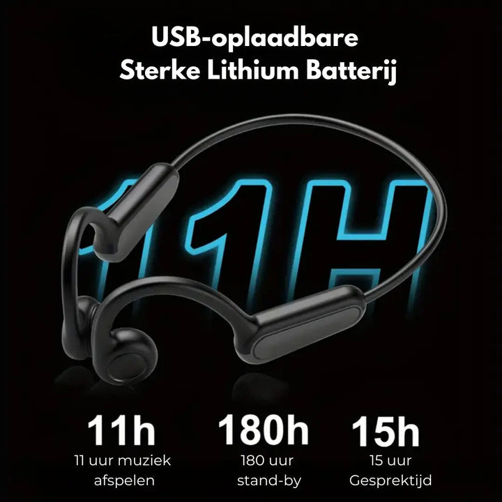 Luvikno | Bone conduction Hodetelefoner - Sikker Sykling & Løping