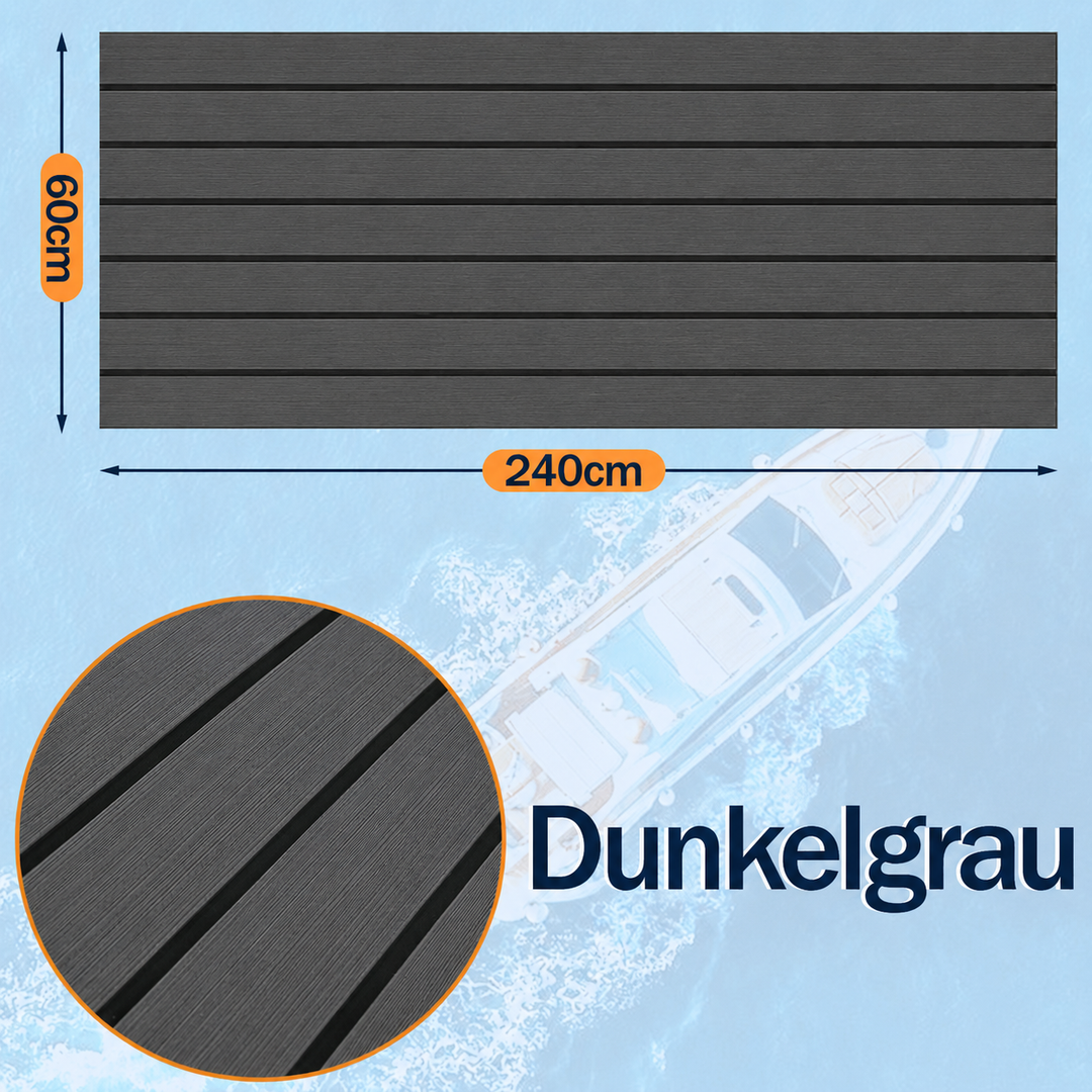 Boot Gulv EVA Teak Gulv Selvklebende | Luvikno