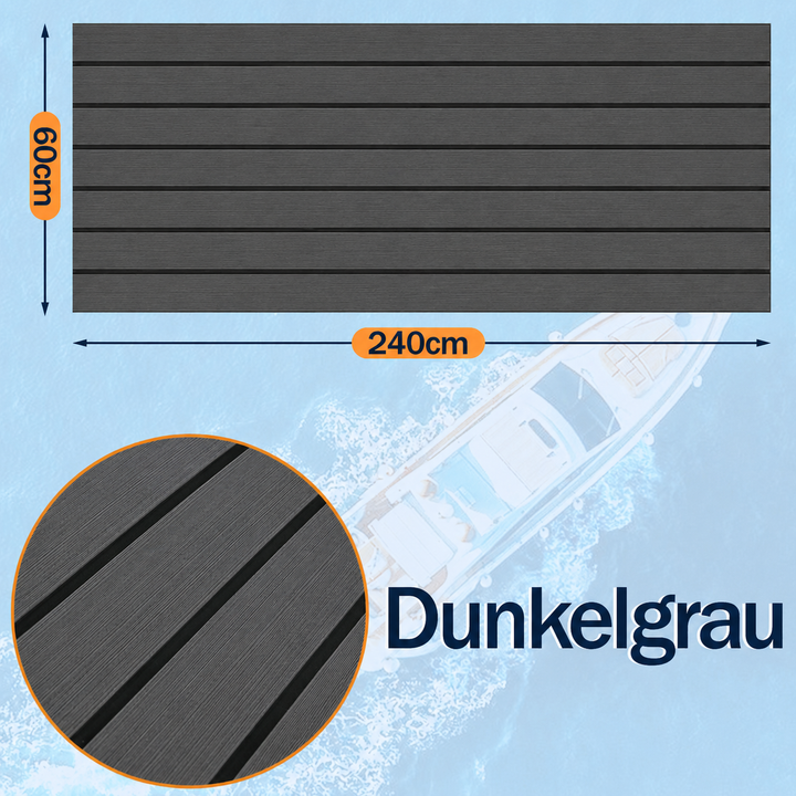 Boot Gulv EVA Teak Gulv Selvklebende | Luvikno