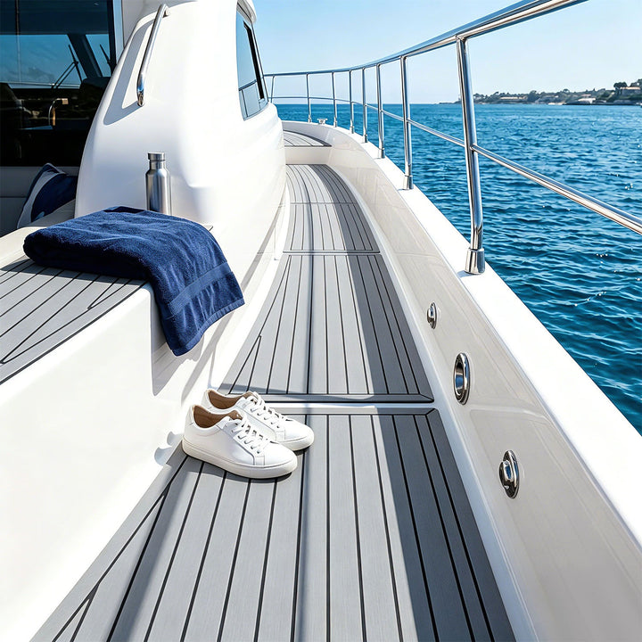 Boot Gulv EVA Teak Gulv Selvklebende | Luvikno