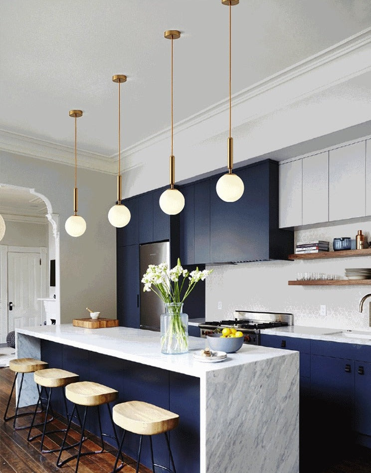 Nordic Glass Pendant Lamps | Luvikno