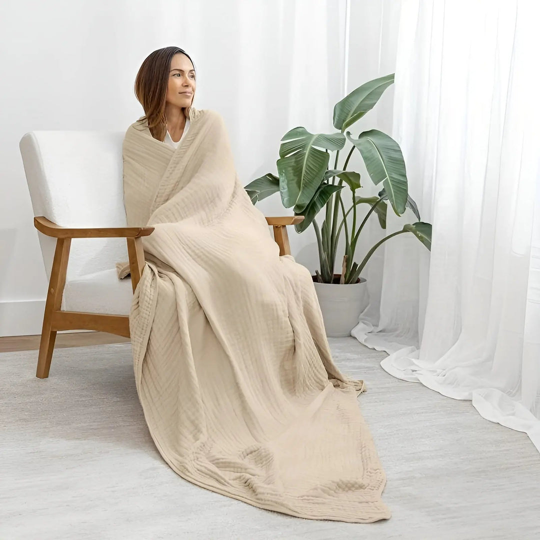 Luvikno | BreezeCotton Luksus bomullsteppe for alle sesonger