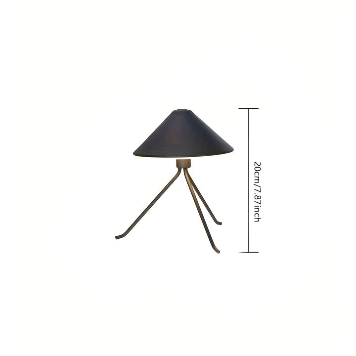 Luvikno | Eleganza Luxe Bordlampe – USB Oppladbart LED Belysning med Elegant Design i Svart, Gull og Sølv