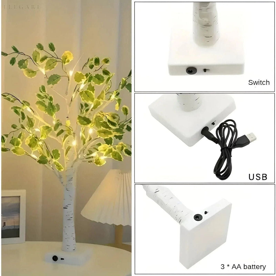 BrightTree Lampe - Lysende Tre Hjem Dekor LED Lys | Luvikno