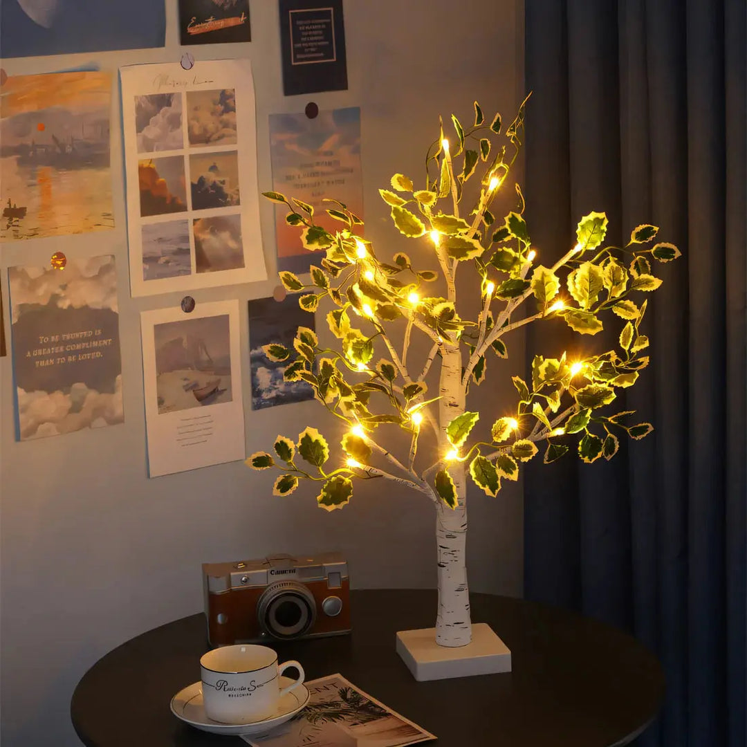 Luvikno | Magisk BrightTree Bordlampe – Elegant Treedesign med Varm LED-belysning