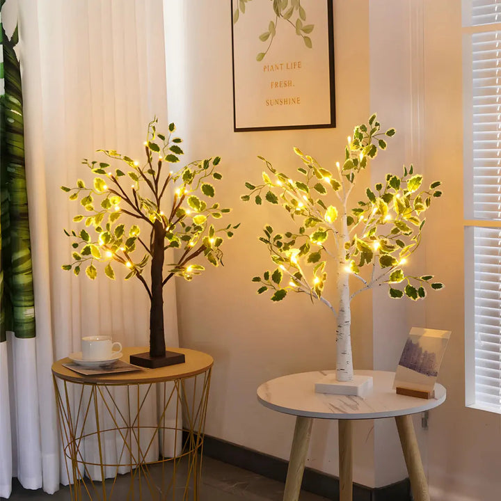 Luvikno | Magisk BrightTree Bordlampe – Elegant Treedesign med Varm LED-belysning