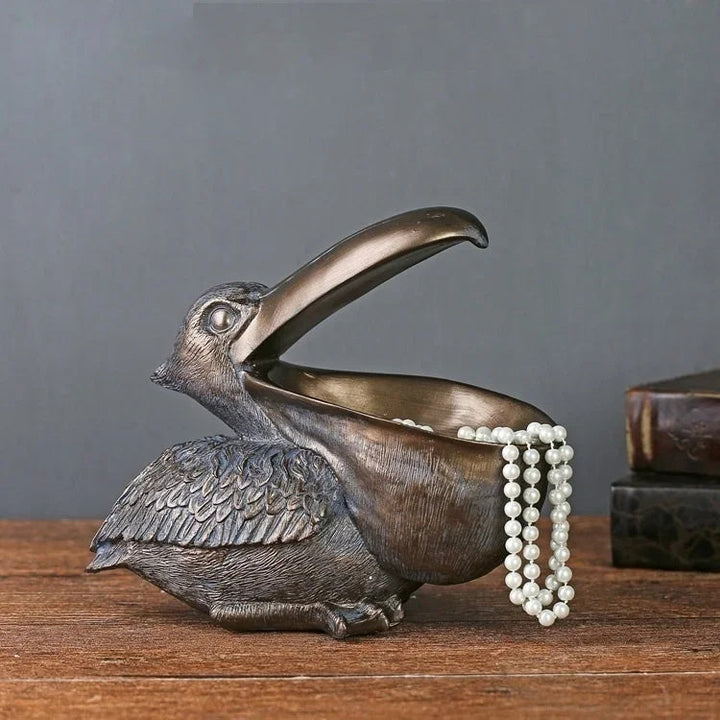 PelicanStyle Organizer – Dekorativ lagringsfigur for nøkler og tilbehør | Luvikno