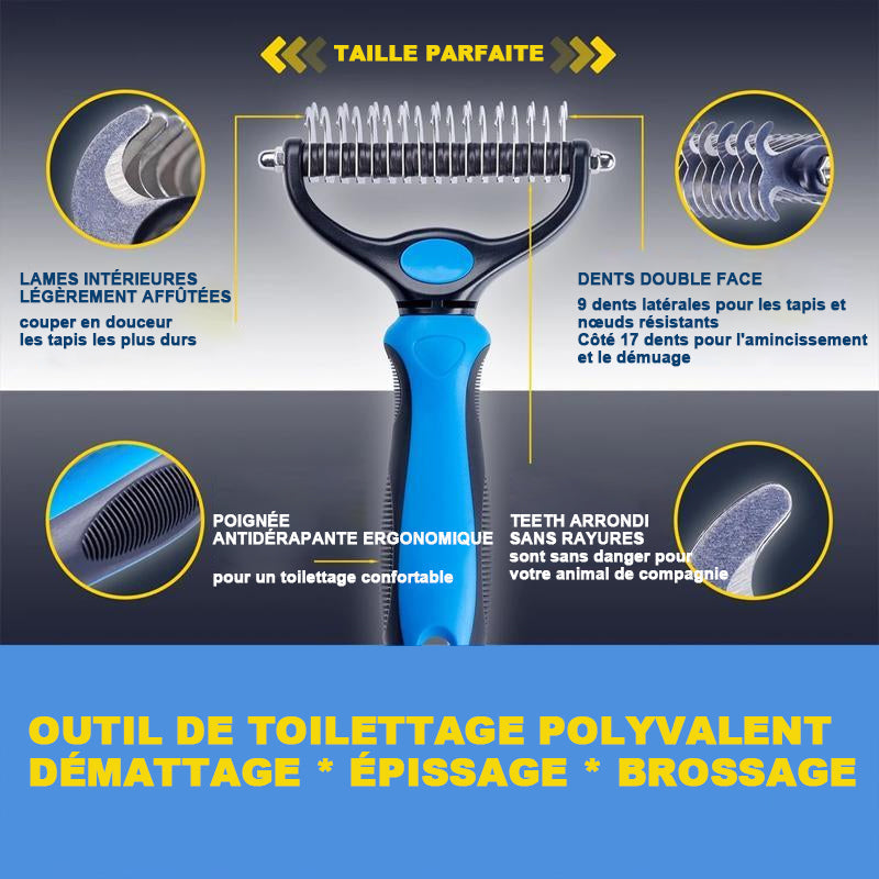 Pet grooming brush | Luvikno