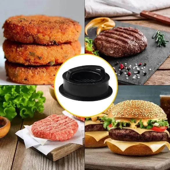 Burgerpresse med vridningslås for perfekte burgere | Luvikno