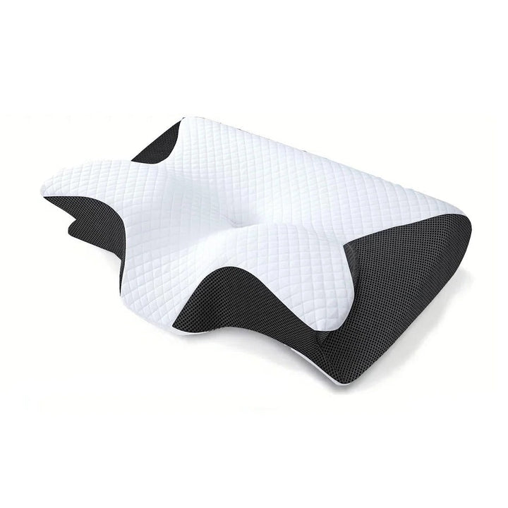 Luvikno | Butterfly Neck Support Memory Pillow | Ergonomisk, Hypoallergenisk & Ideell for Alle Søvnstilllinger